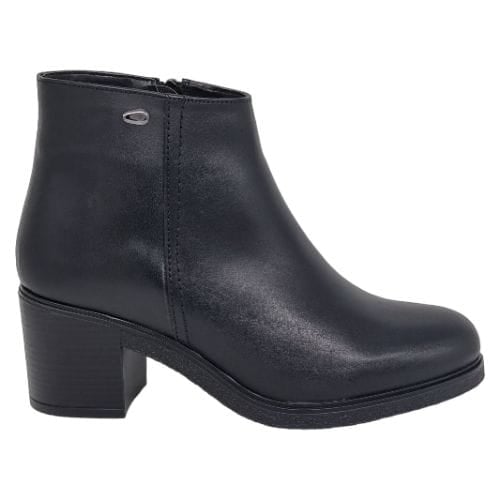 Ghete Damă Casual Din Piele Naturală Neagra 30223