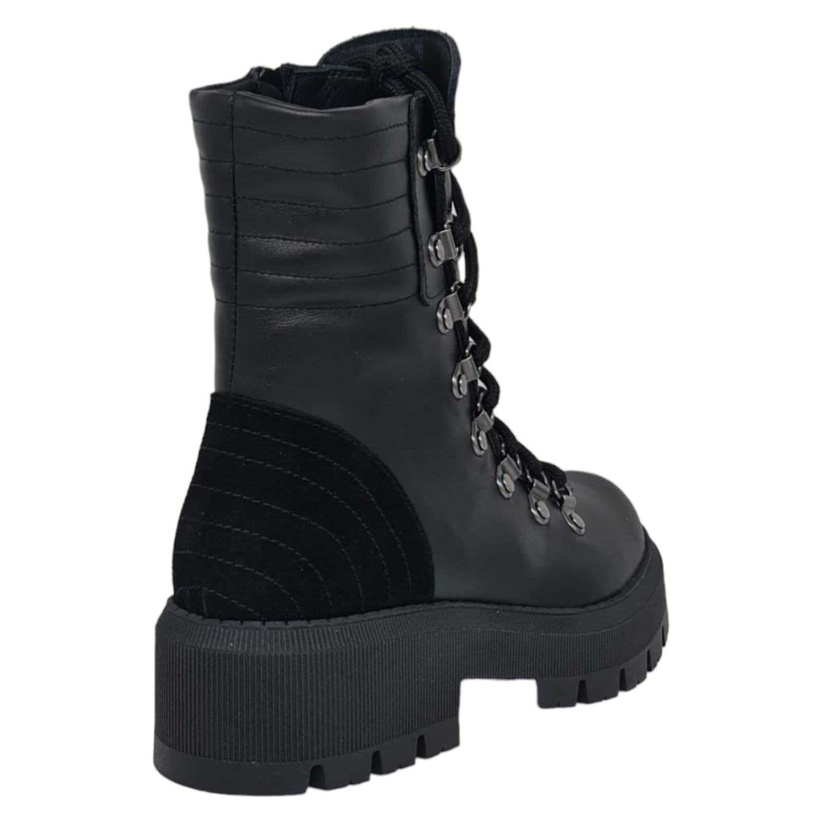 Ghete Damă Casual Din Piele Naturală Neagră 8618