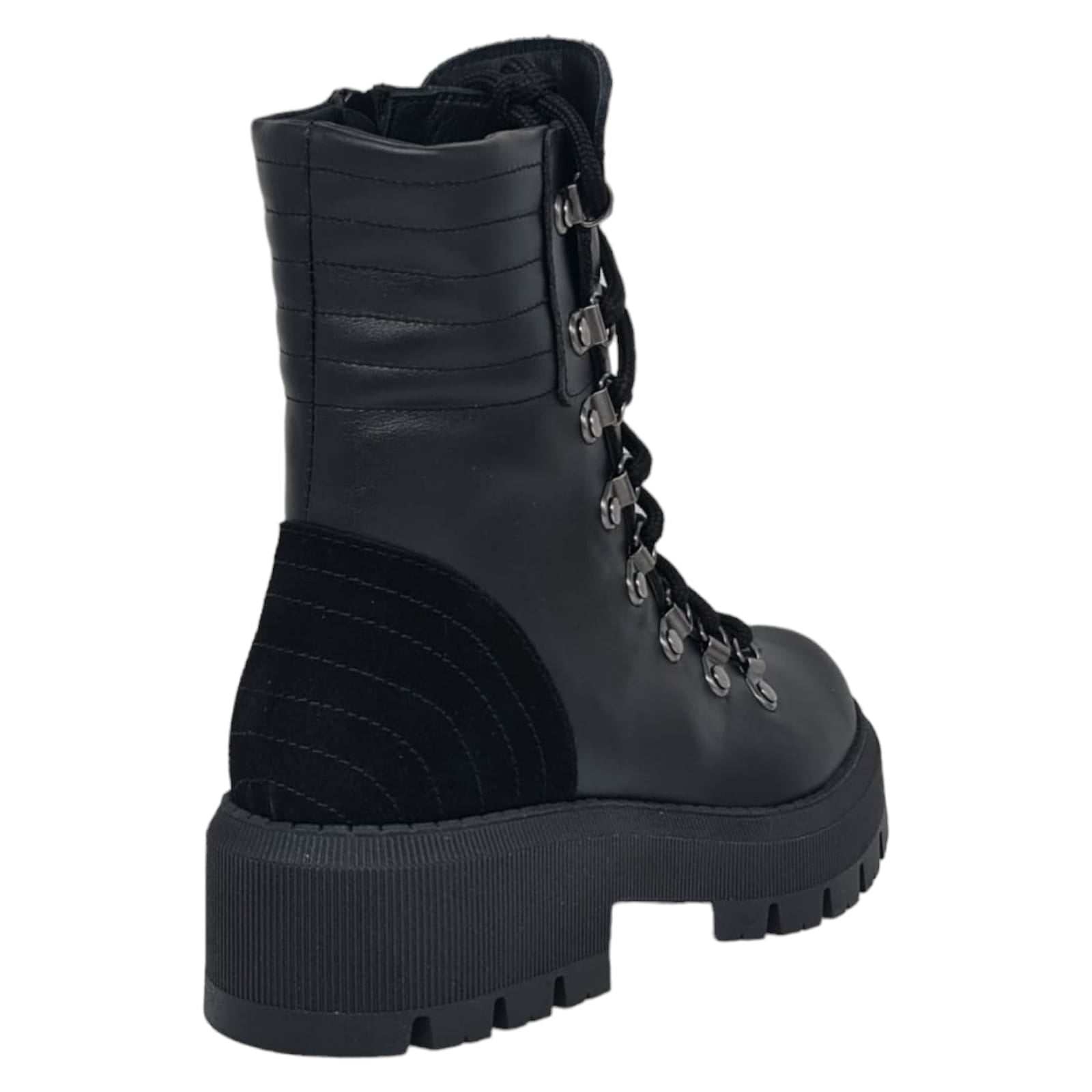 Ghete Damă Casual Din Piele Naturală Neagră 8618