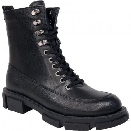 Ghete Damă Casual Din Piele Naturală Neagră 30161