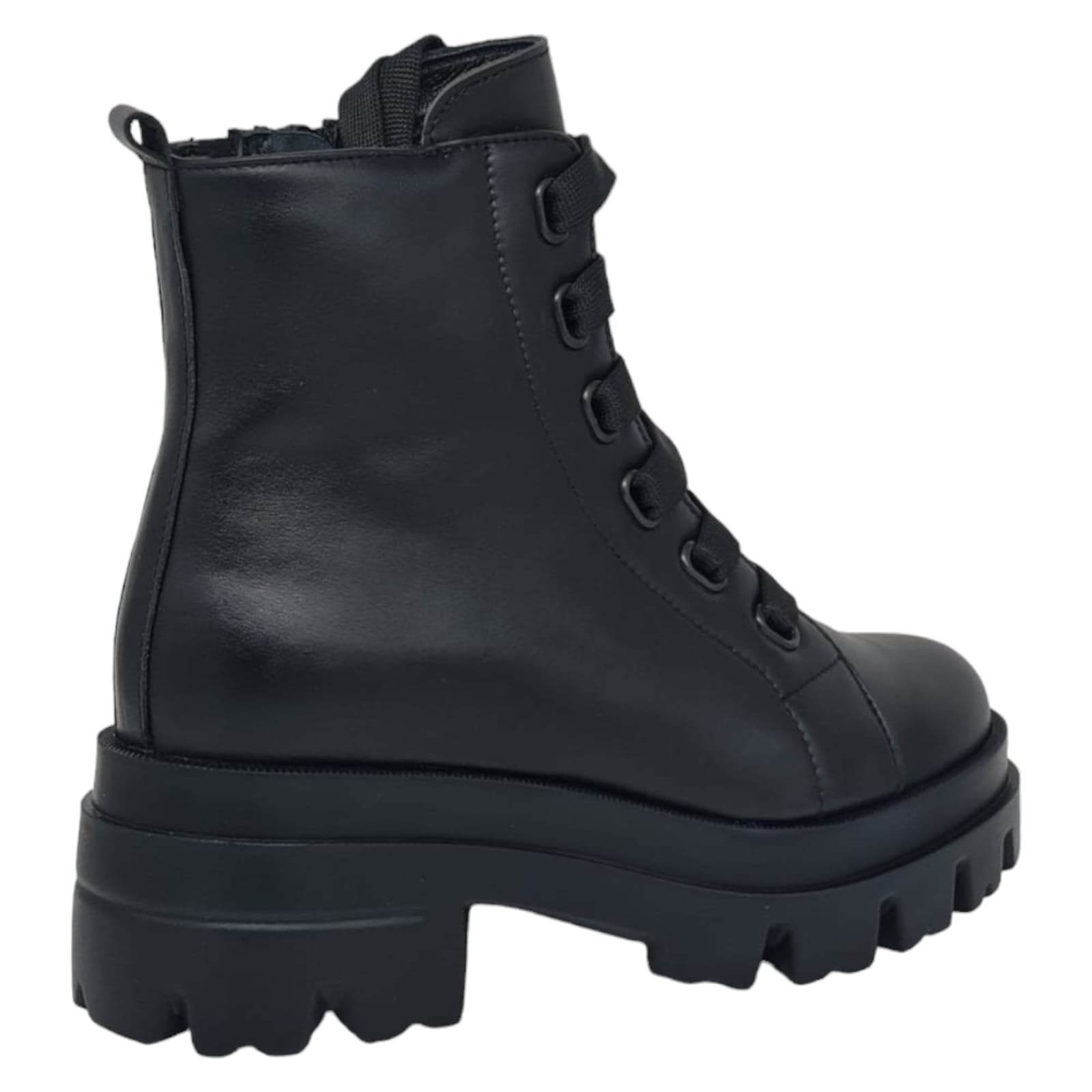 Ghete Damă Casual Din Piele Naturală Neagră 8615