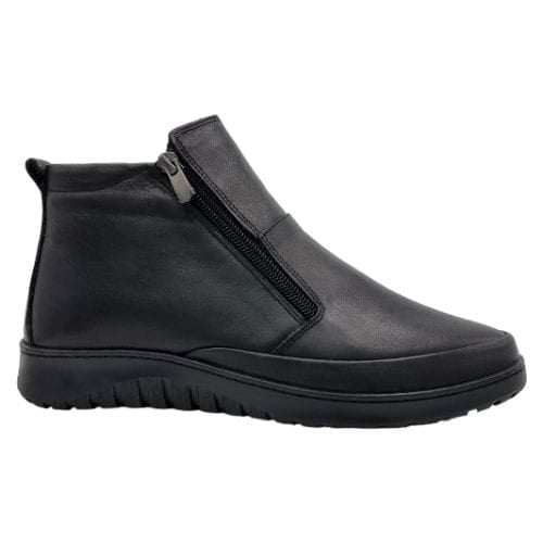 Ghete Damă Casual Din Piele Naturală Neagra 30230