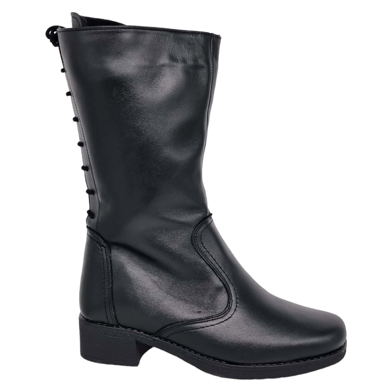 Cizme Damă Lungi Din Piele Naturală Neagră 35117
