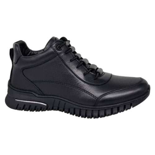 Ghete Damă Casual Din Piele Naturală Neagra 30256