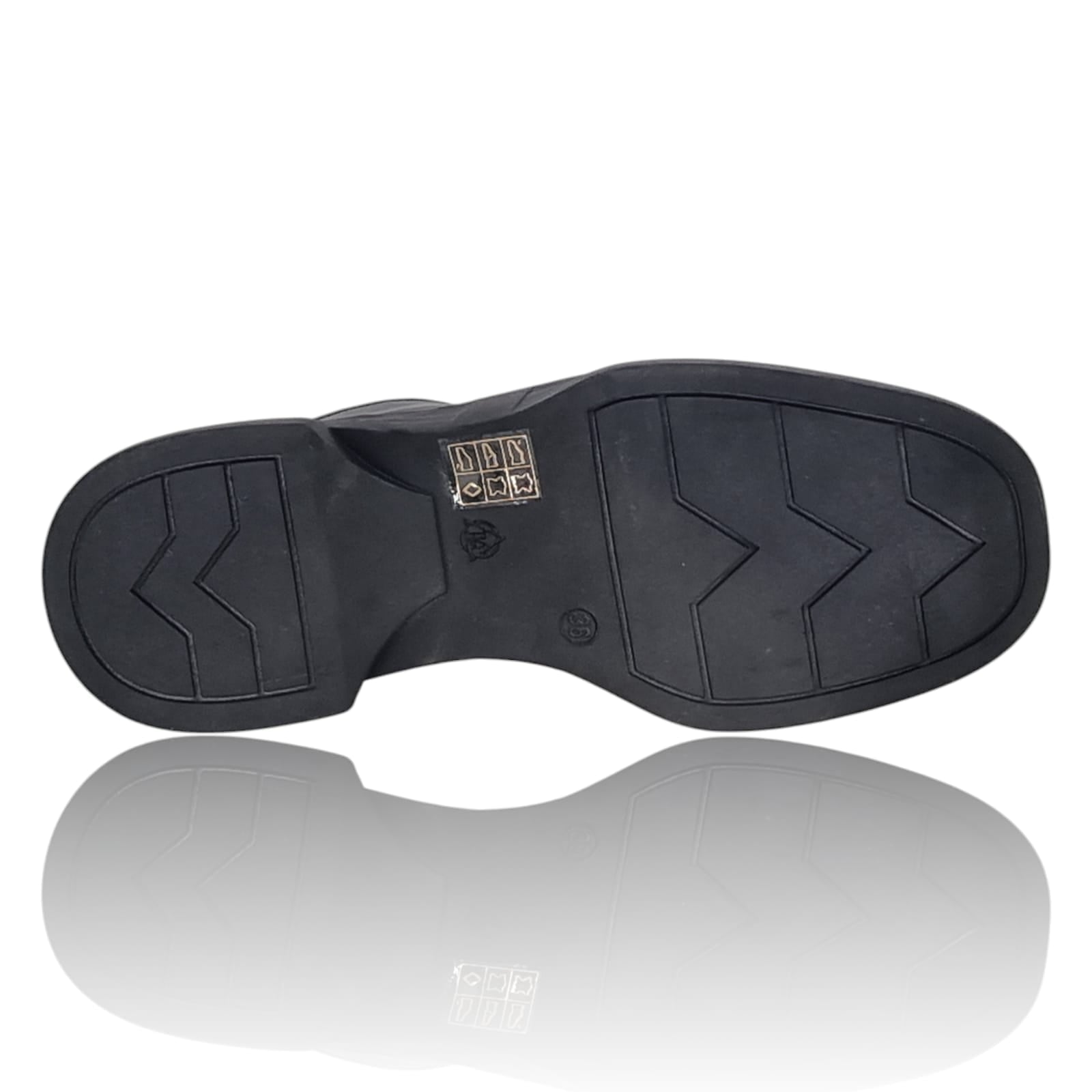 Ghete Damă Casual Din Piele Naturală Neagră 30368