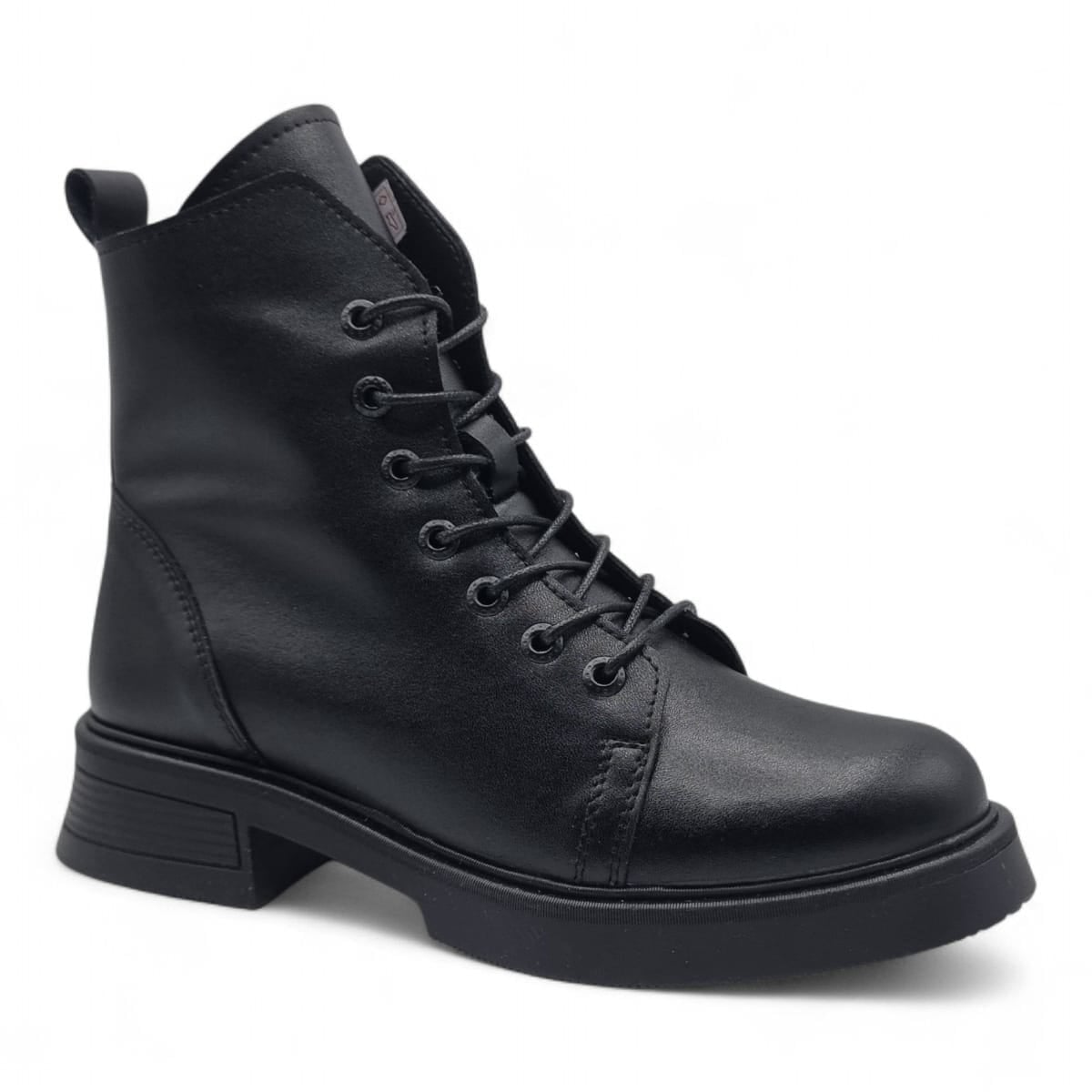 Ghete Damă Casual Din Piele Naturală Neagră 30395