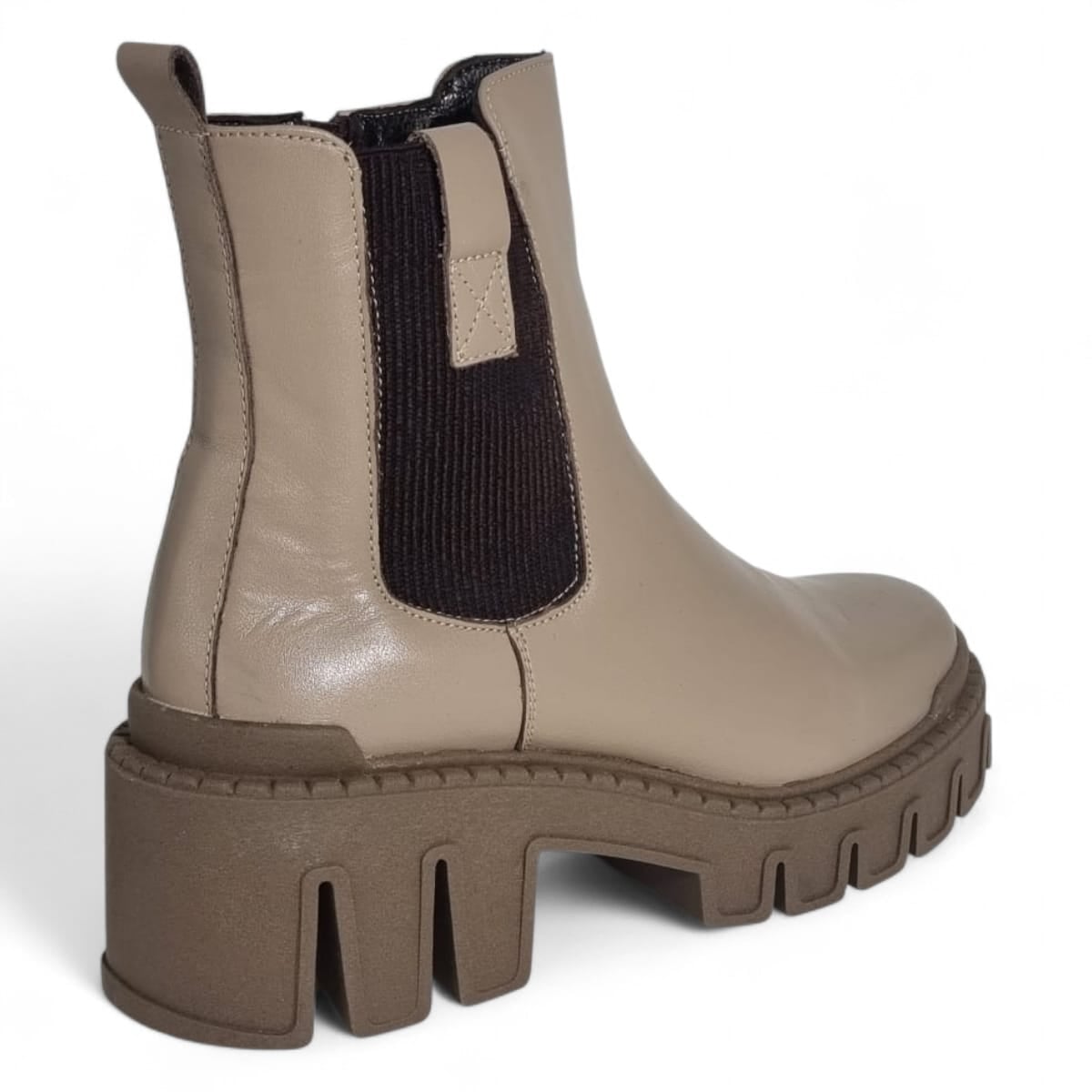 Ghete Damă Casual Din Piele Naturală Vizon 30332