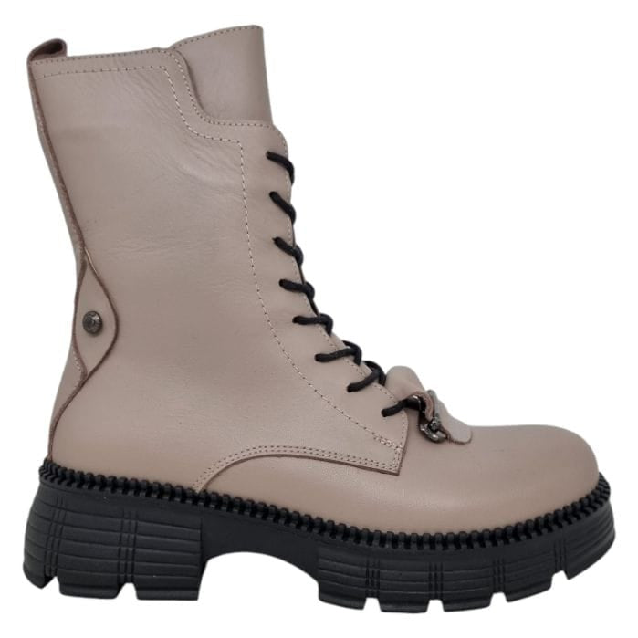 Ghete Damă Casual Din Piele Naturală Vizon 30361