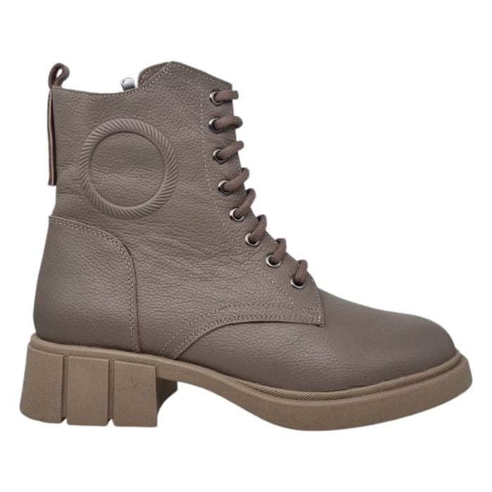 Ghete Damă Casual Din Piele Naturală Vizon 30363