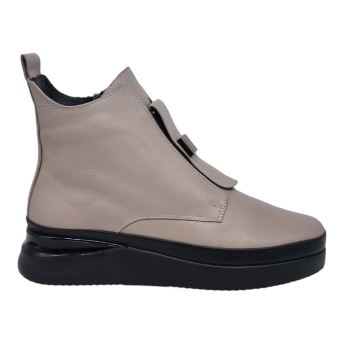 Ghete Damă Casual Din Piele Naturală Vizon 30372