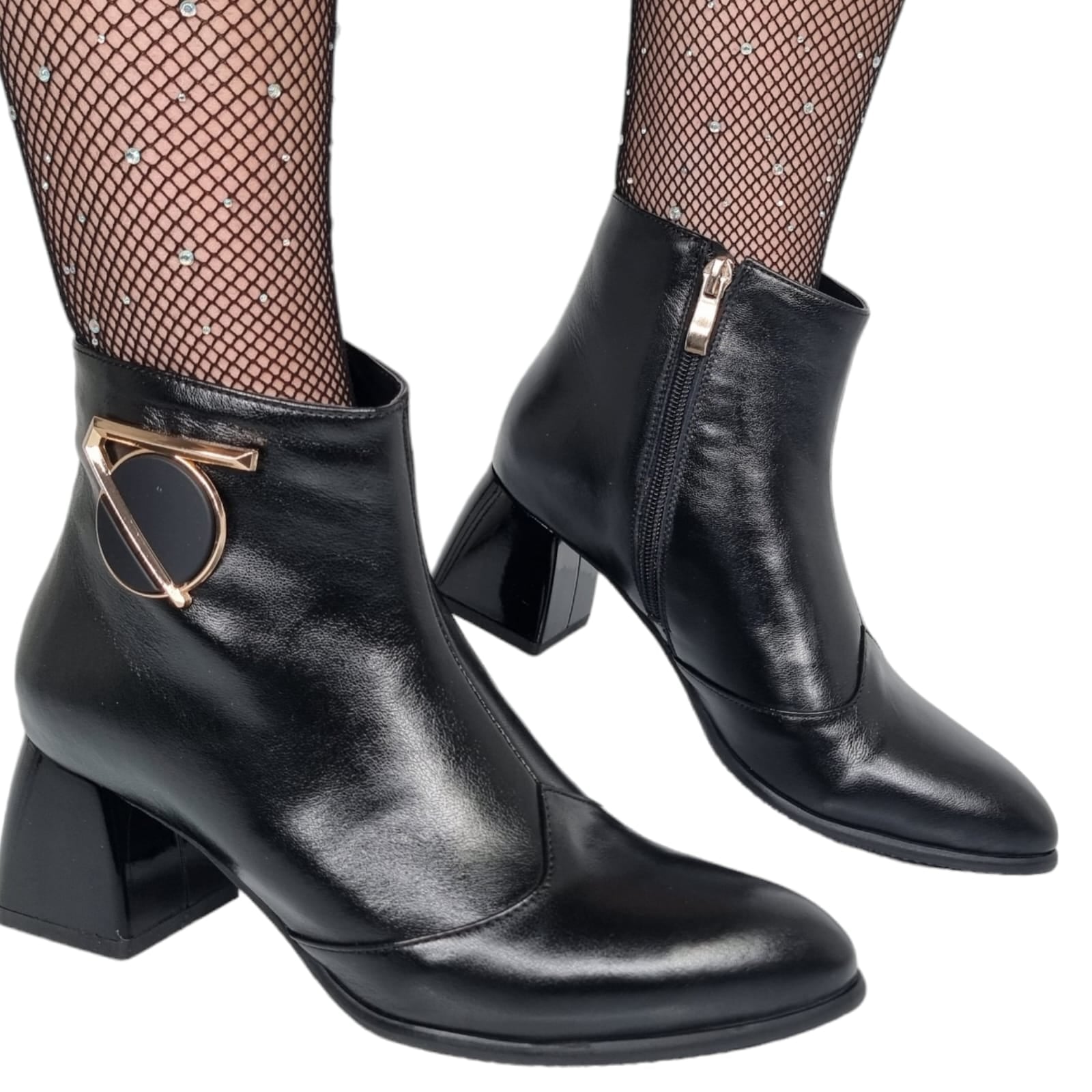 Ghete Damă Elegante Din Piele Naturală 40128