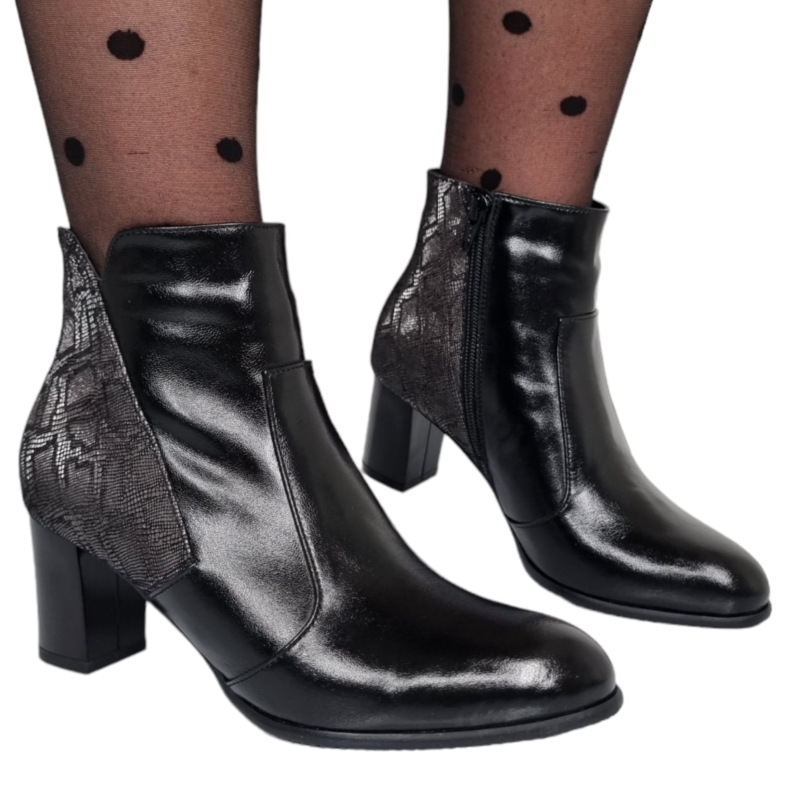Ghete Damă Elegante Din Piele Naturală 40130