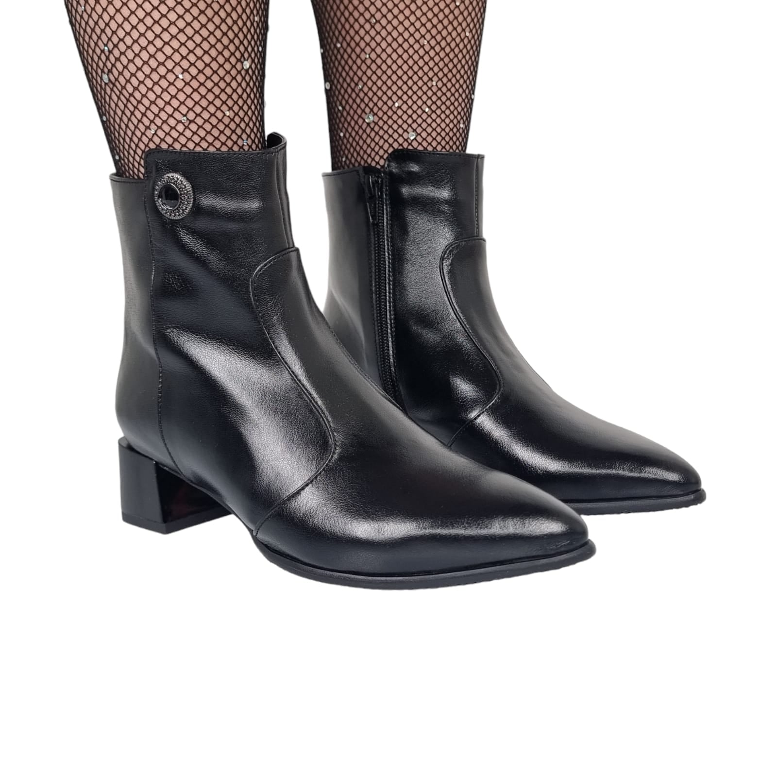 Ghete Damă Elegante Din Piele Naturală 40132