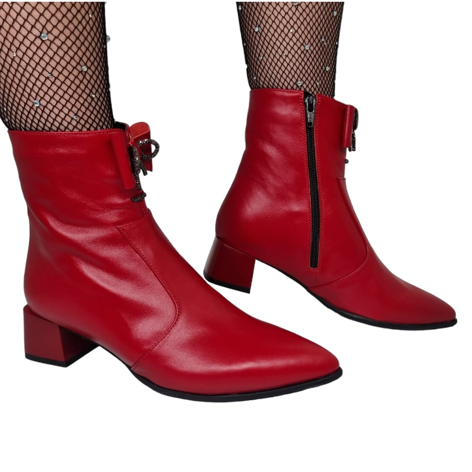 Ghete Damă Elegante Din Piele Naturală 40134