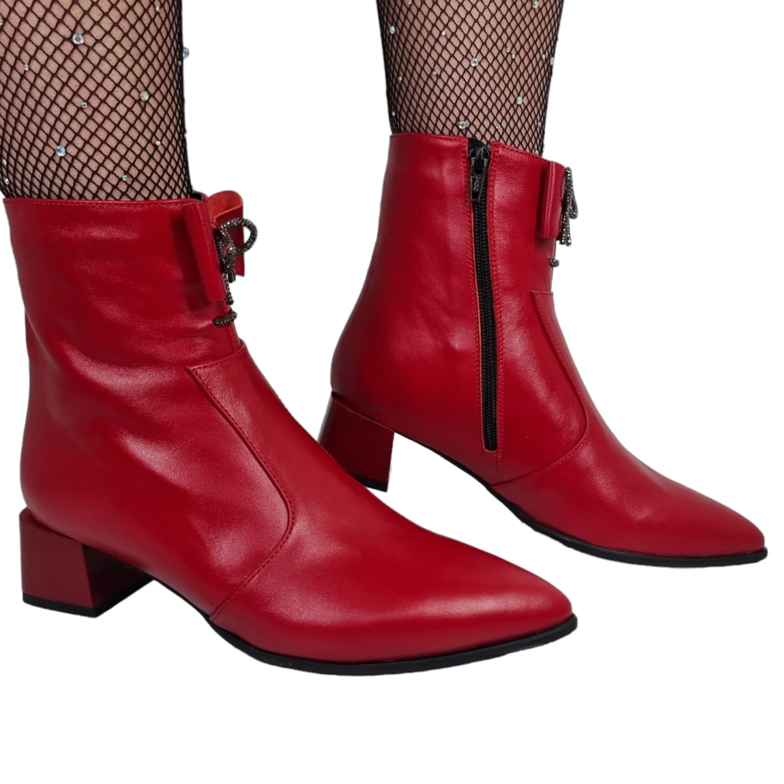 Ghete Damă Elegante Din Piele Naturală 40134