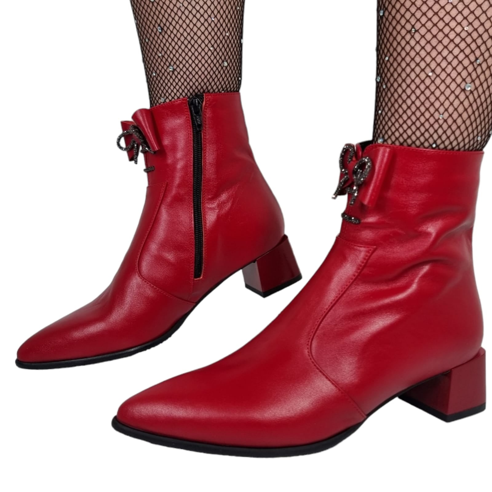 Ghete Damă Elegante Din Piele Naturală 40134