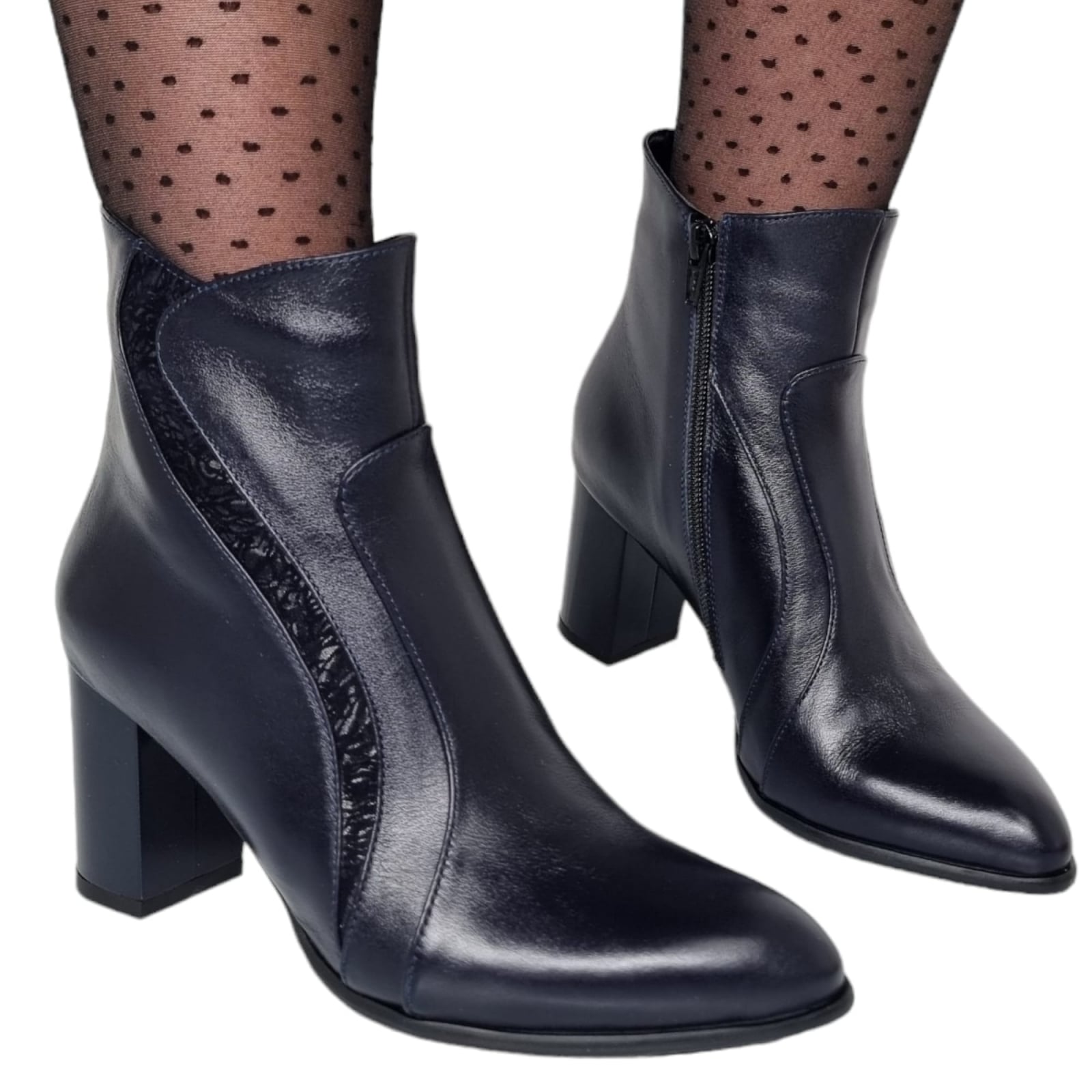 Ghete Damă Elegante Din Piele Naturală 40139