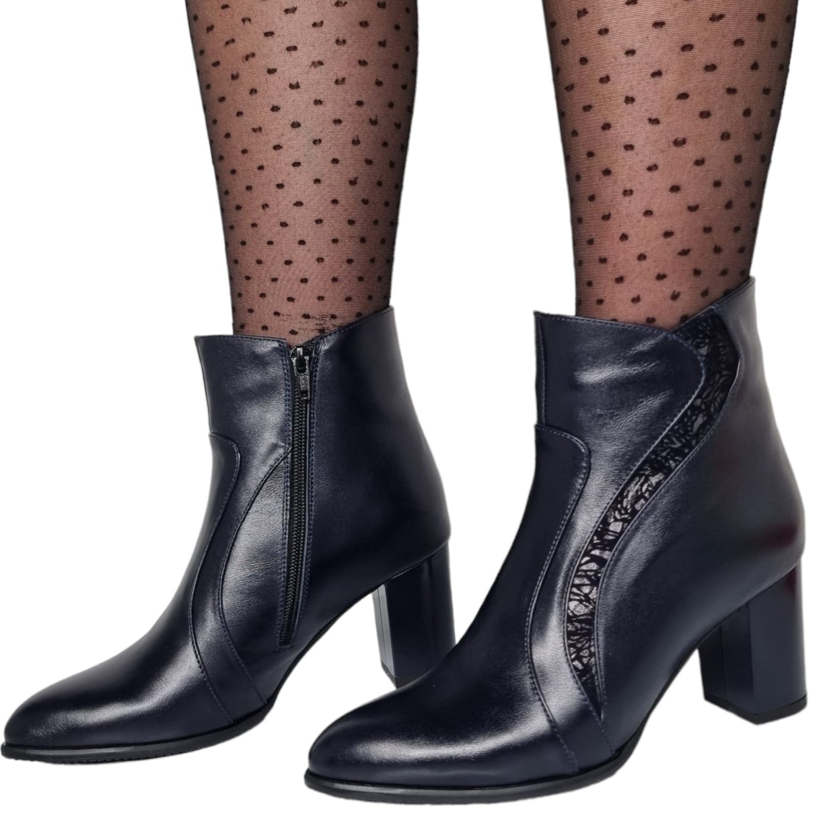 Ghete Damă Elegante Din Piele Naturală 40139