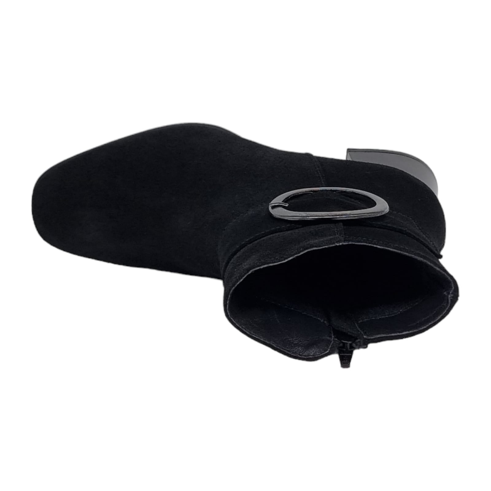 Ghete Damă Elegante Din Piele Naturală Neagră Vel 40145