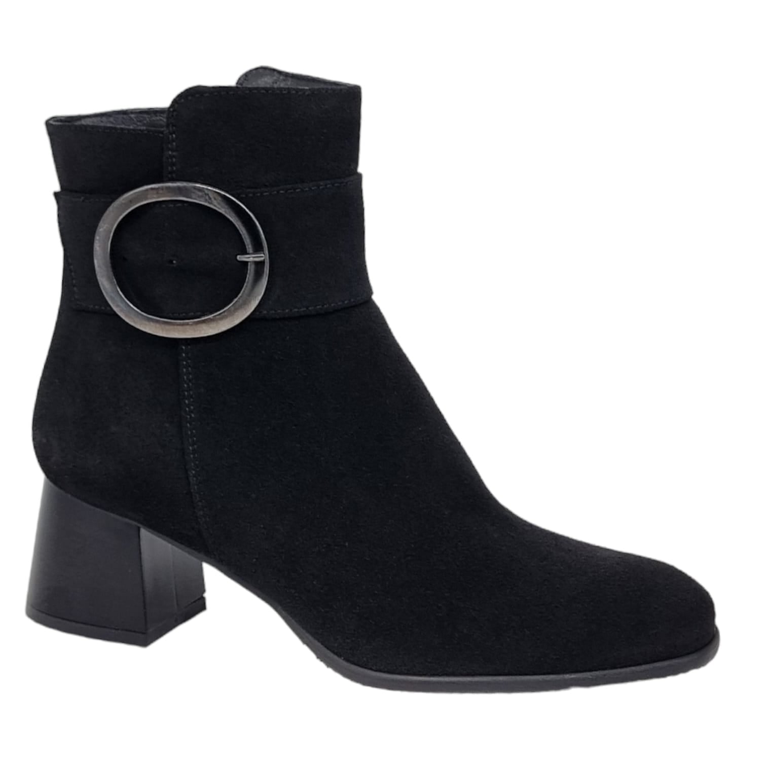 Ghete Damă Elegante Din Piele Naturală Neagră Vel 40145