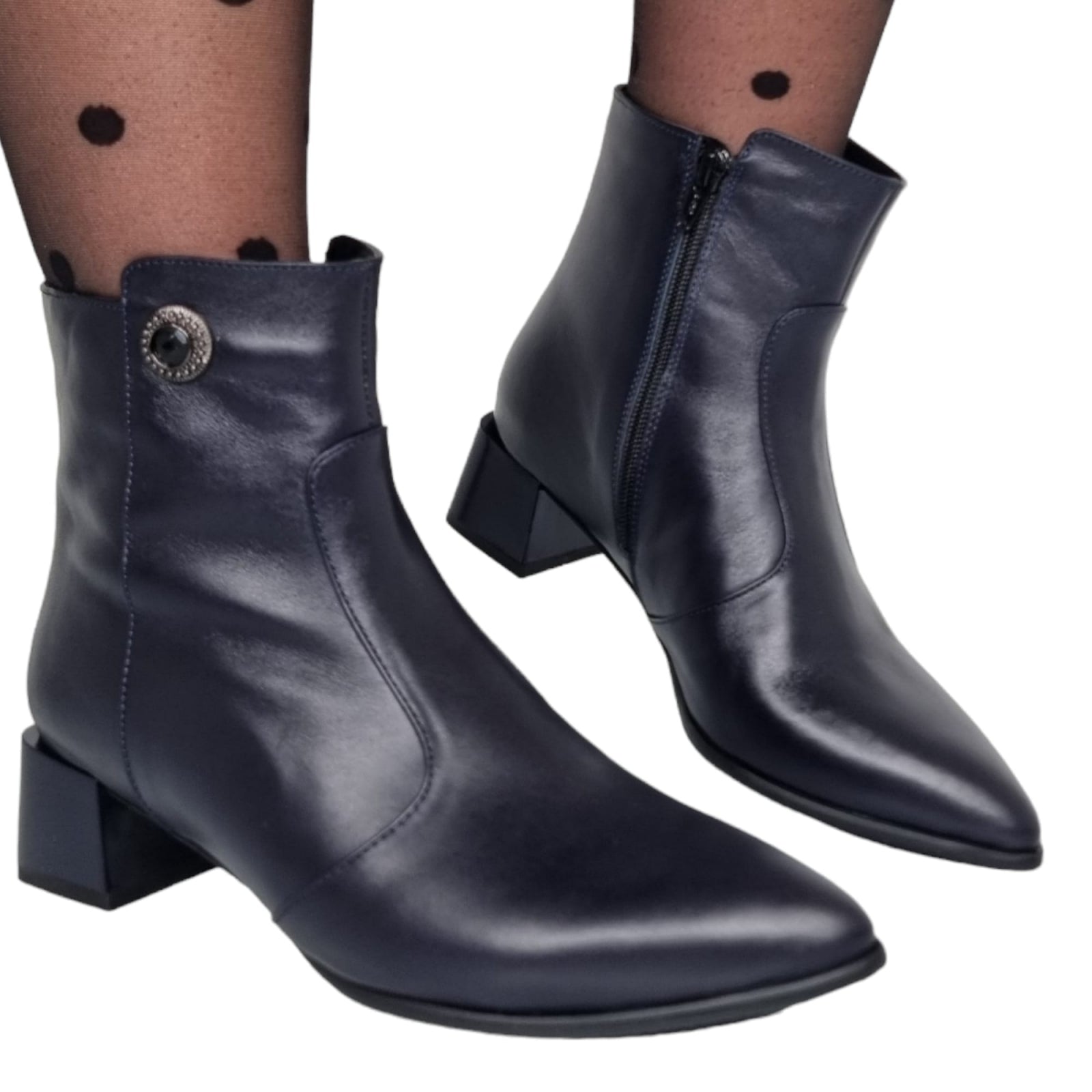 Ghete Damă Elegante Din Piele Naturală 40151