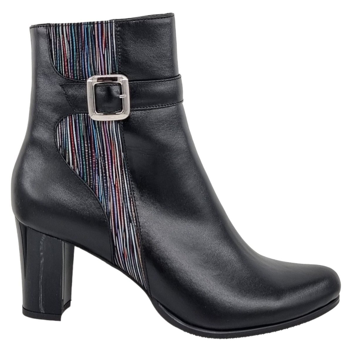 Ghete Damă Elegante Din Piele Naturală Neagră 40197