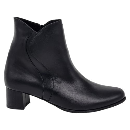 Ghete Damă Elegante Din Piele Naturală Neagră 40204