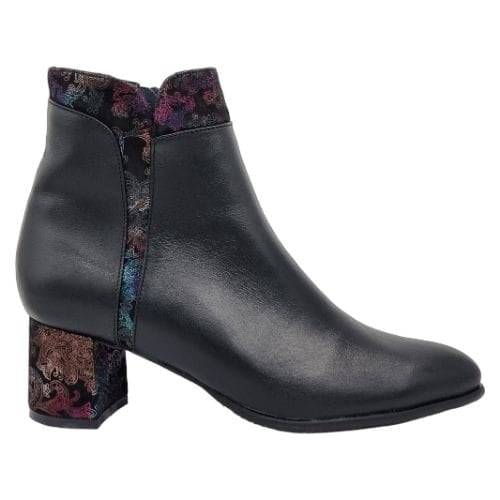 Ghete Damă Elegante Din Piele Naturală Neagră 40205