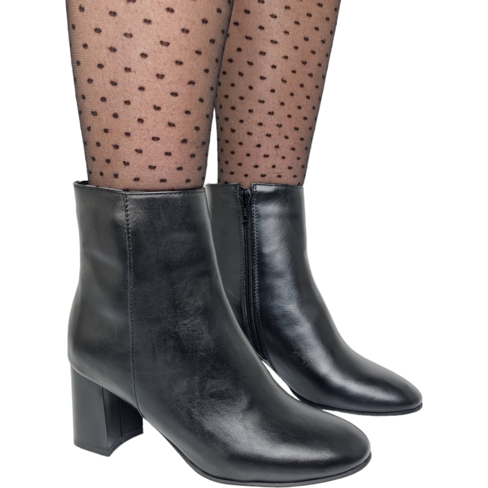 Ghete Damă Elegante Din Piele Naturală Blue 40161