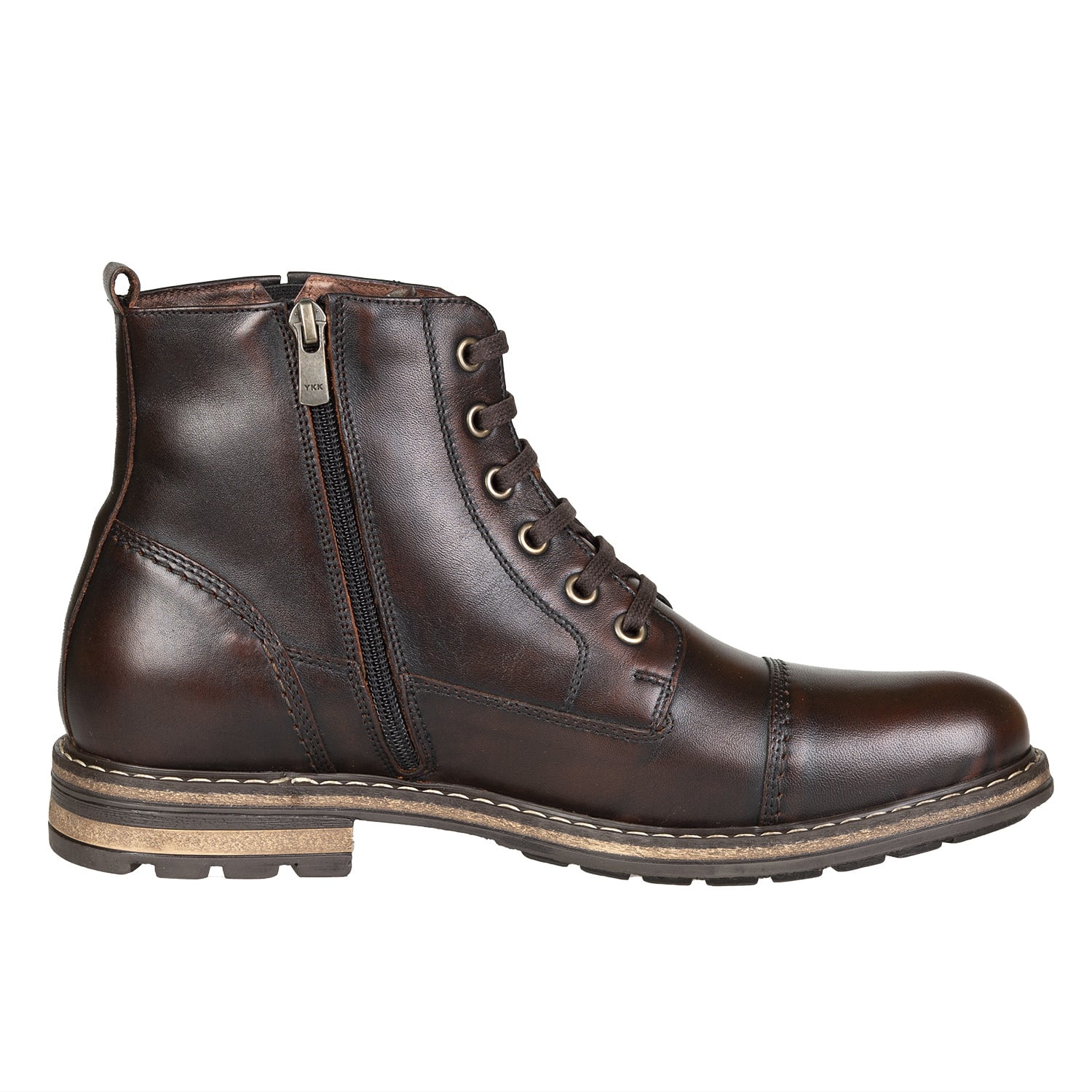 Ghete Bărbați Elegante Din Piele Naturală Maro 50100