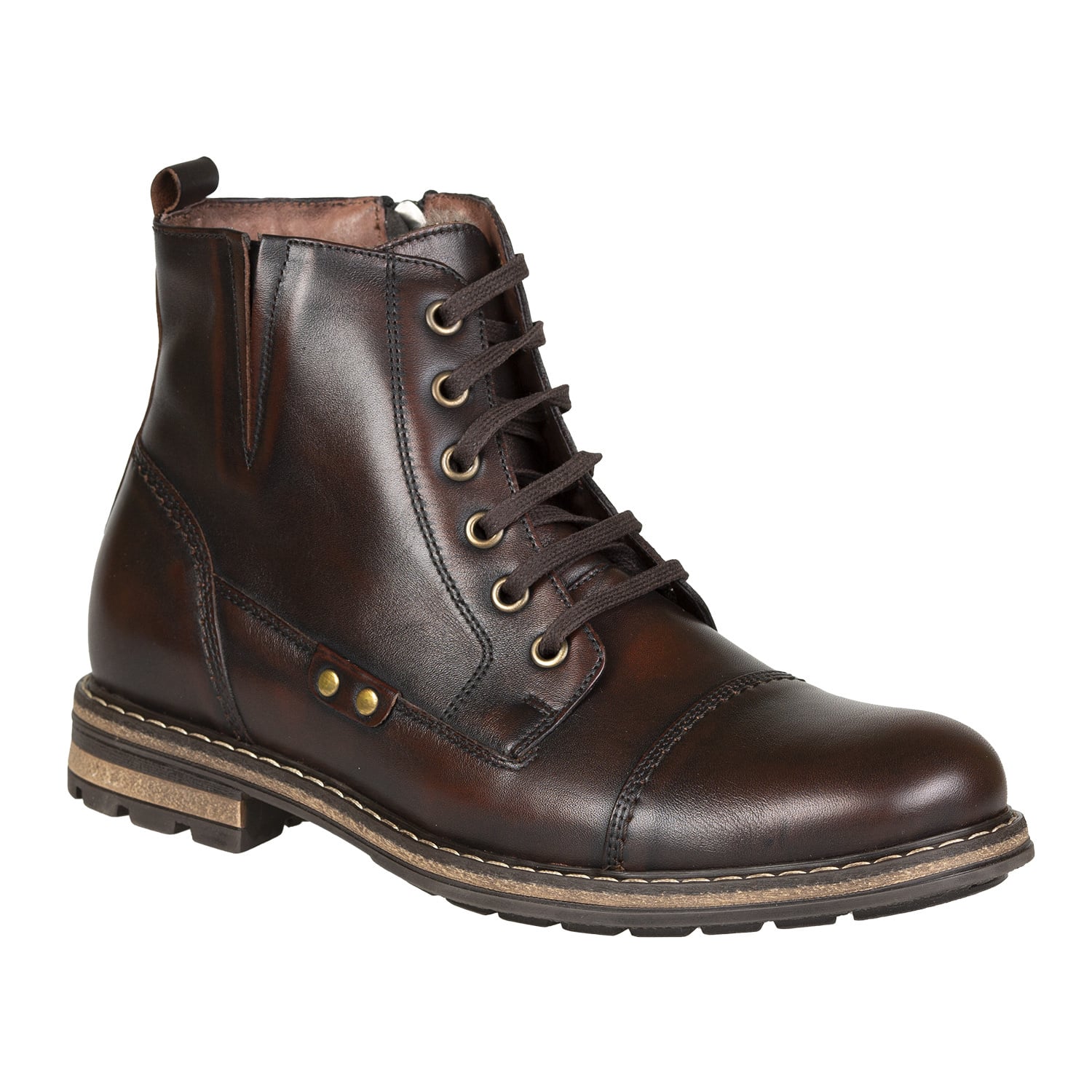 Ghete Bărbați Elegante Din Piele Naturală Maro 50100