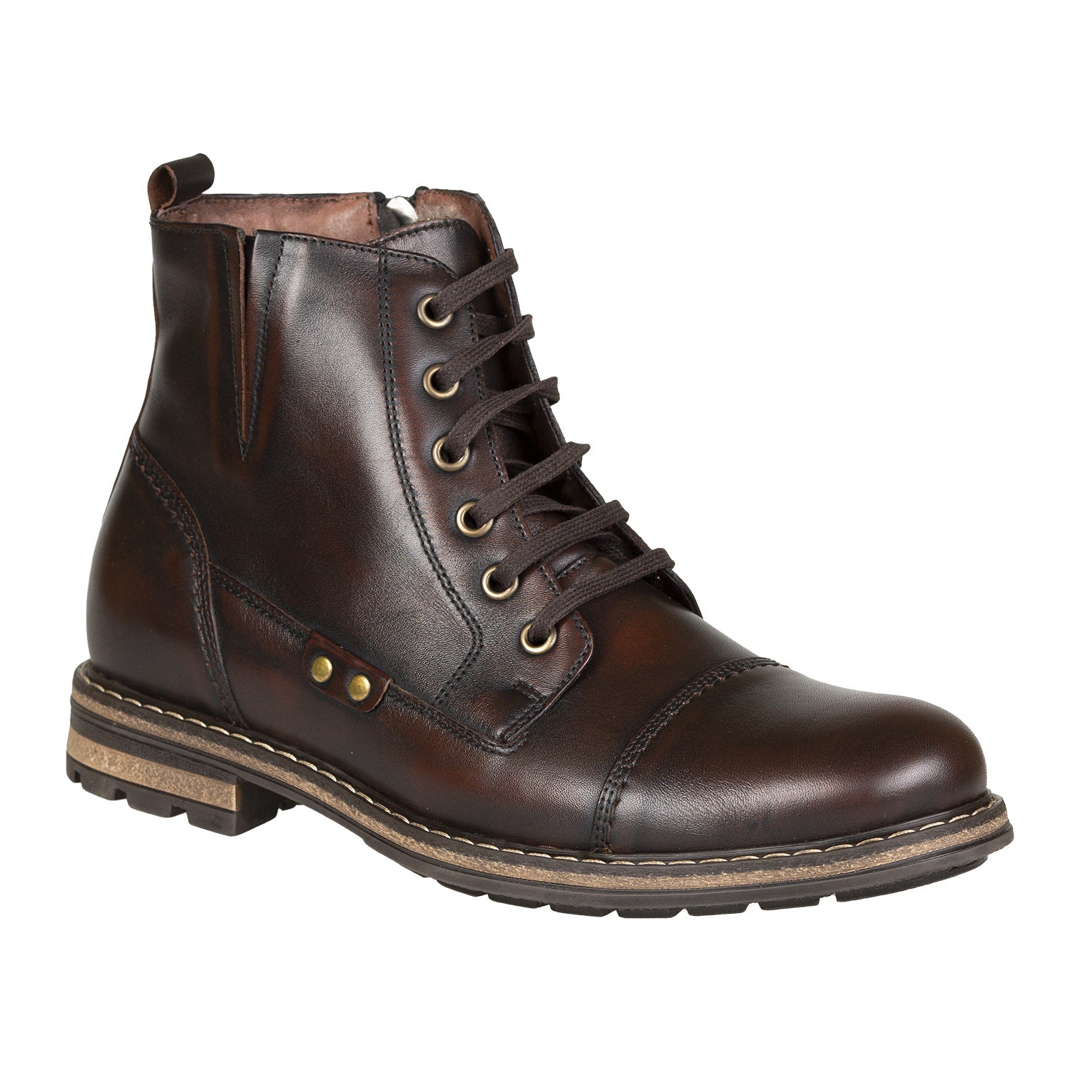 Ghete Bărbați Elegante Din Piele Naturală Maro 50100