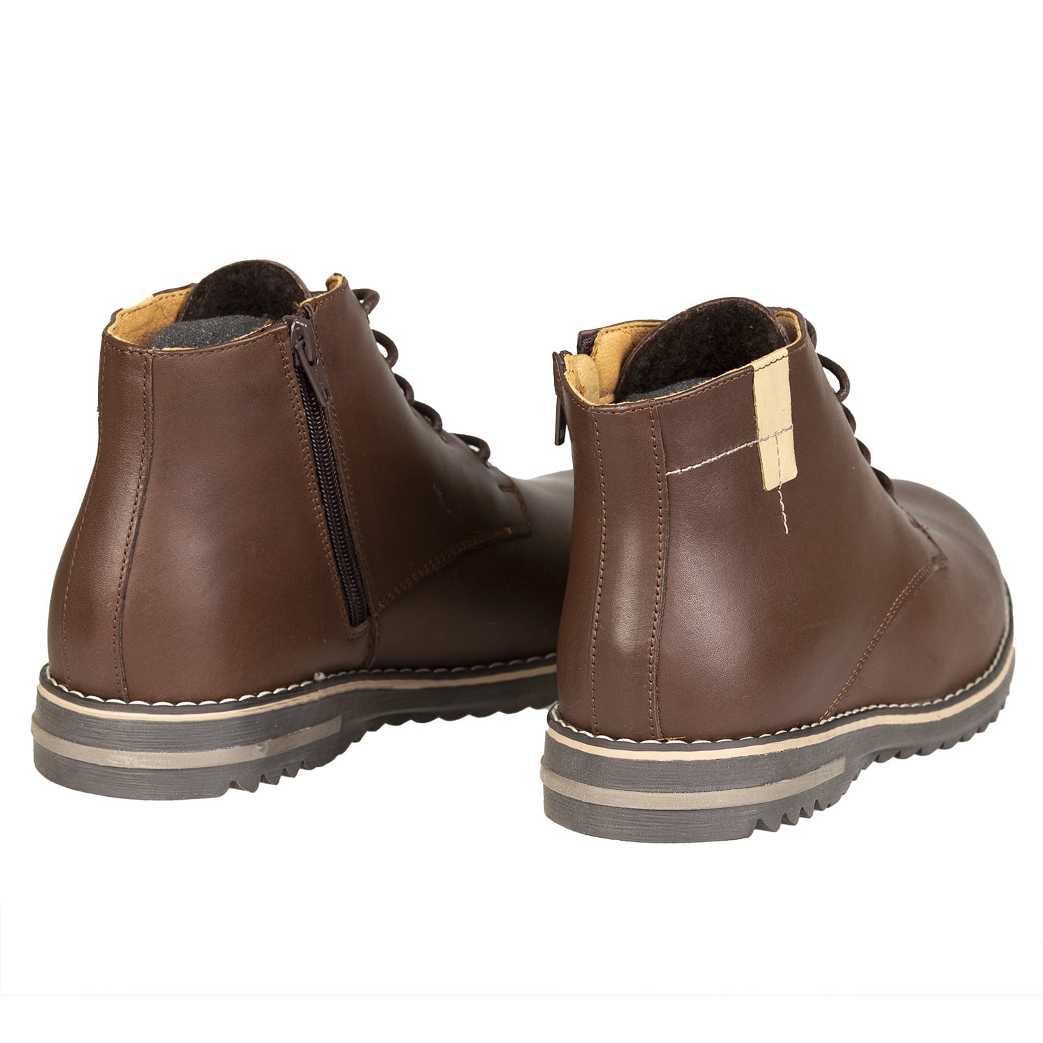 Ghete Bărbați Casual Din Piele Naturală Maro 45102