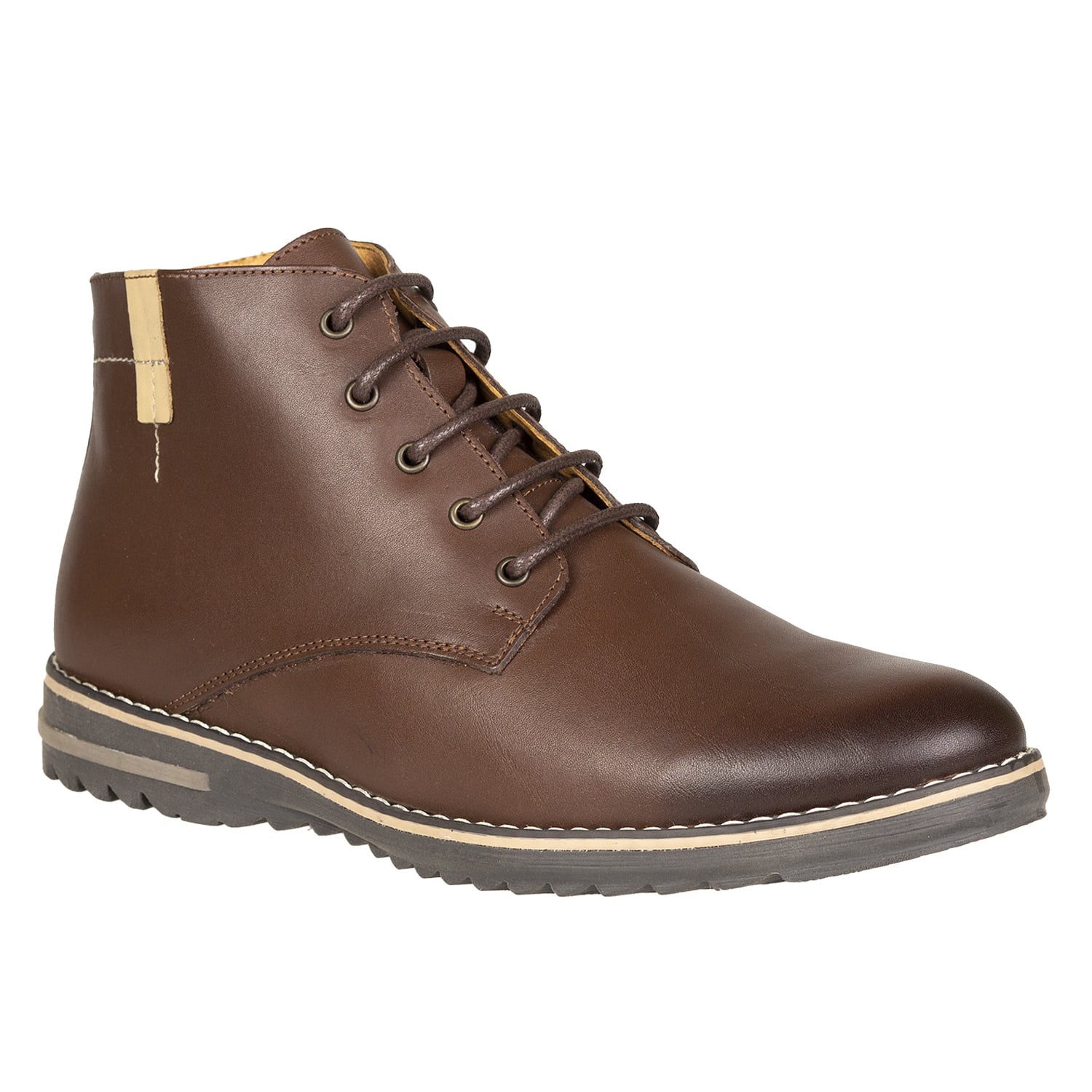 Ghete Bărbați Casual Din Piele Naturală Maro 45102