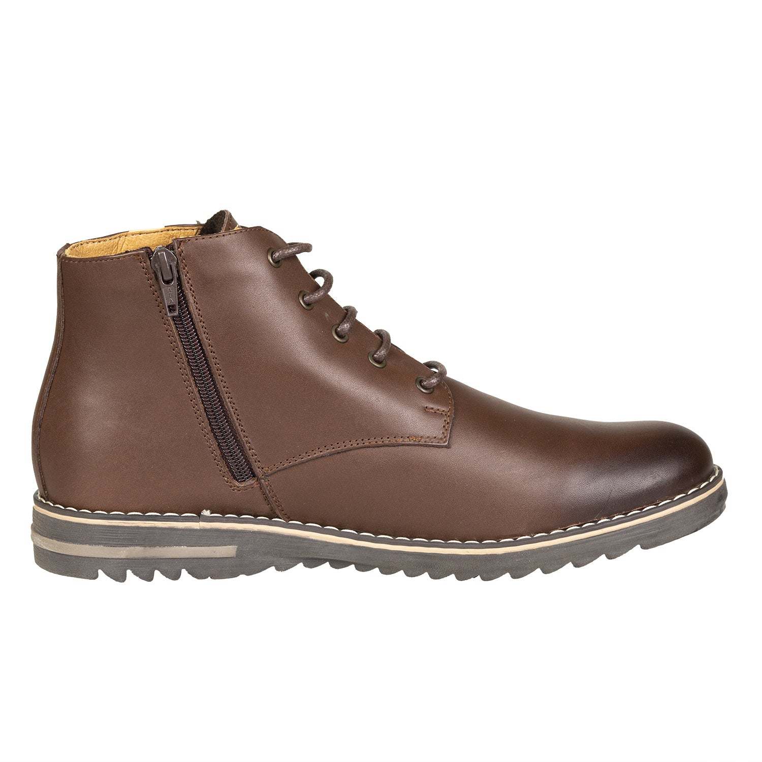 Ghete Bărbați Casual Din Piele Naturală Maro 45102
