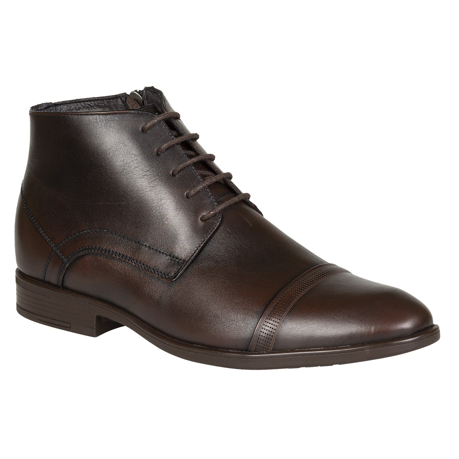 Ghete Bărbați Elegante Din Piele Naturală De Culoare Mile 50106