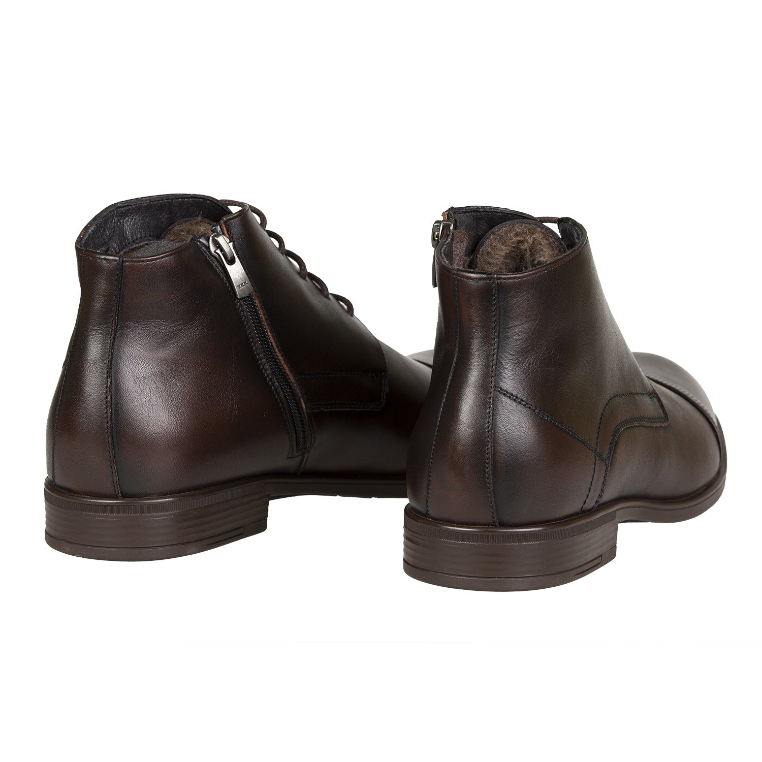 Ghete Bărbați Elegante Din Piele Naturală De Culoare Mile 50106