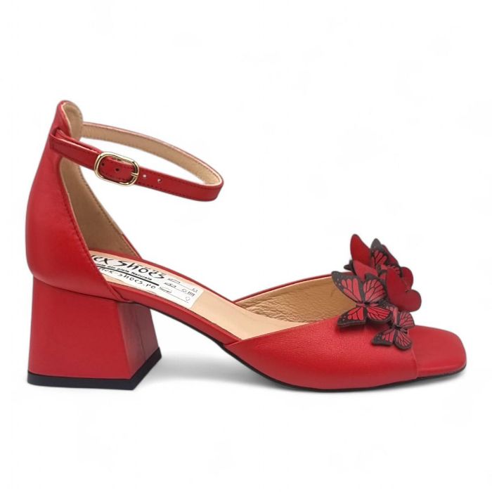 Sandale Damă Elegante Din Piele Naturală Turcoaz 6672