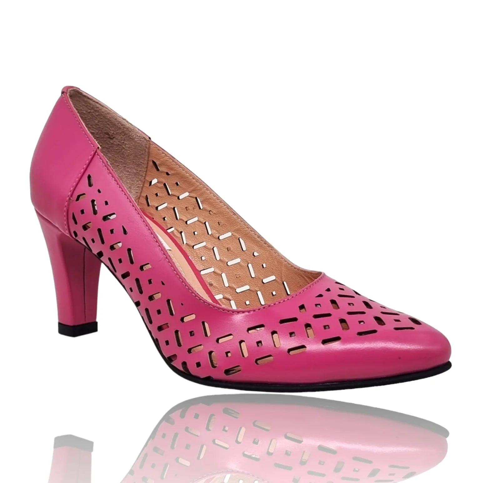 Pantofi Damă Eleganți Din Piele Naturală Albastră 20836