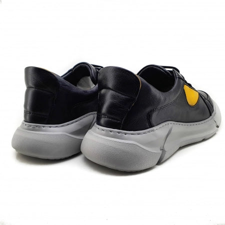 Pantofi Bărbați Sport Din Piele Naturală Neagră 3513