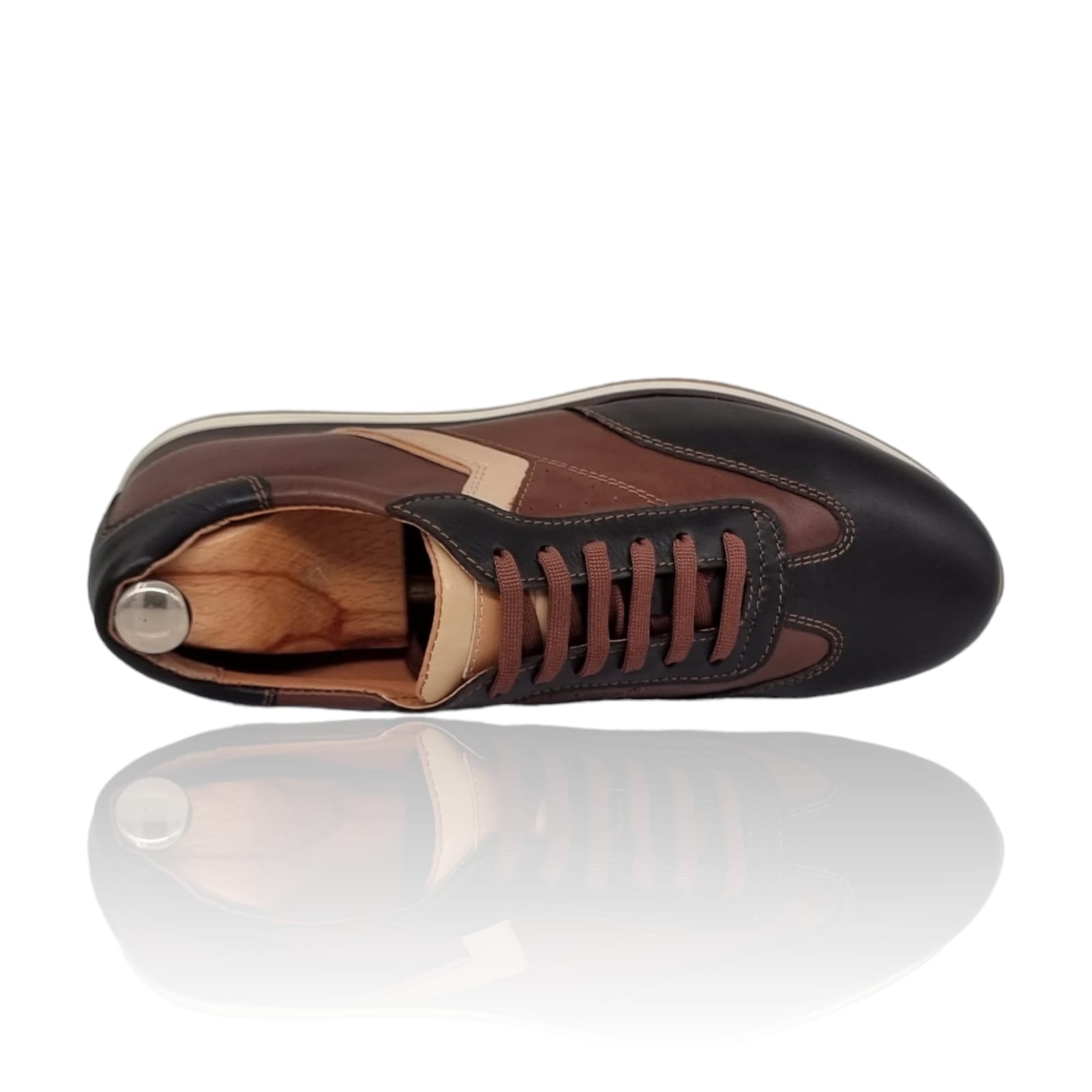 Pantofi Bărbați Casual Din Piele Naturală Maro 2508