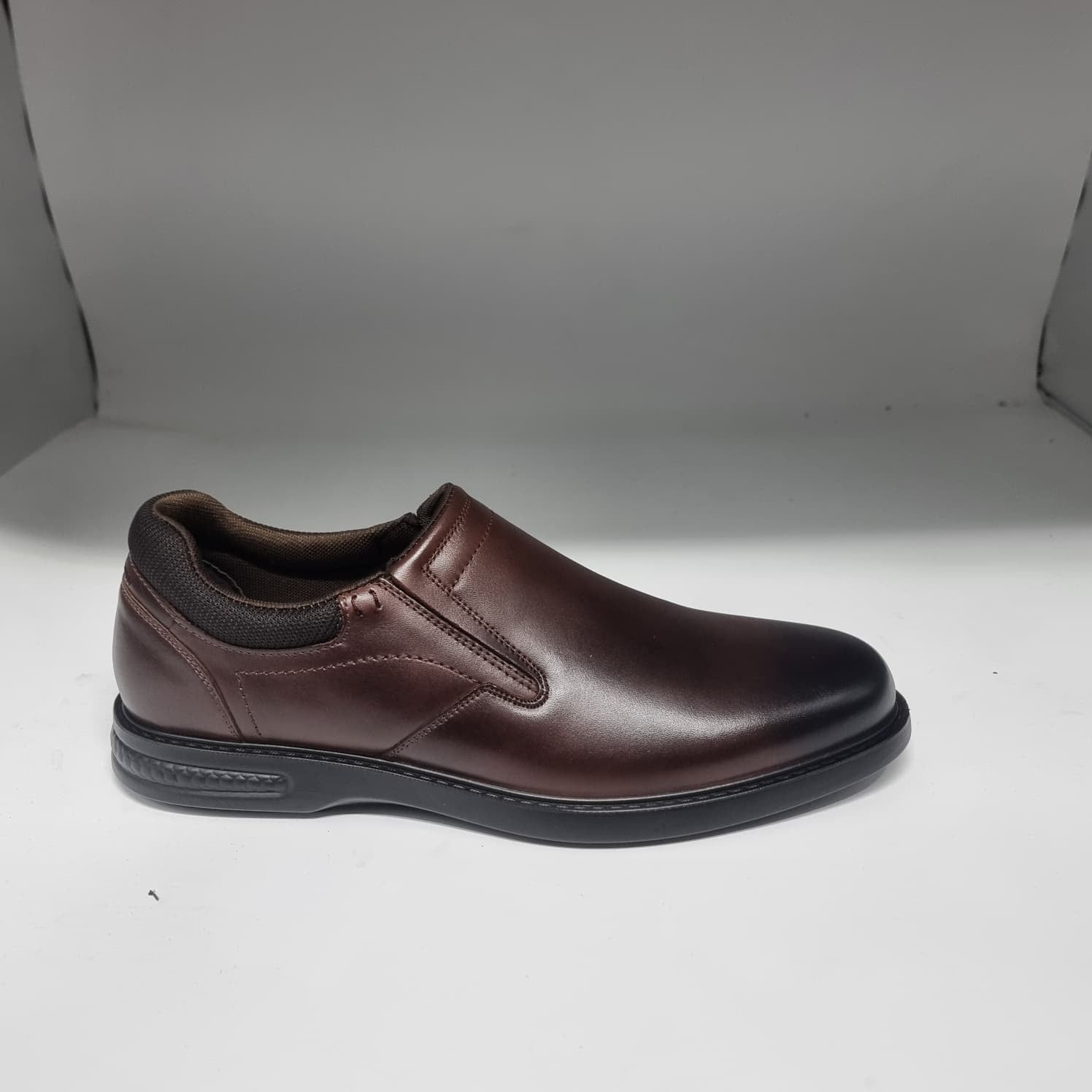 Pantofi Bărbați Casual Din Piele Naturală Neagra 2579