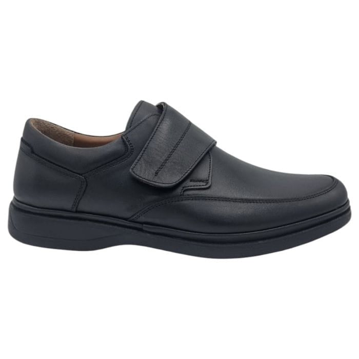 Pantofi Bărbați Casual Din Piele Naturală Neagra 2580