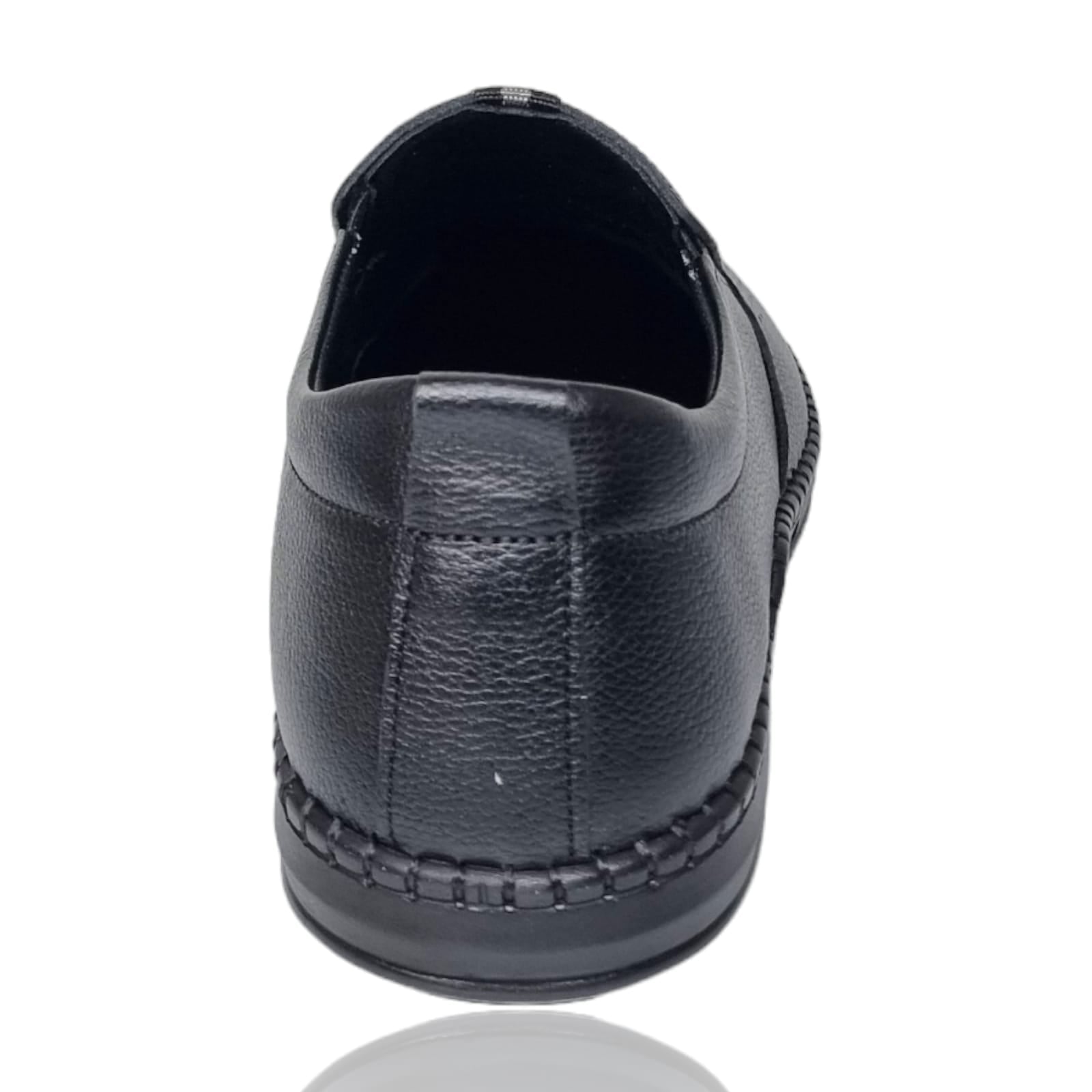 Pantofi Bărbați Casual Din Piele Naturală Negru 2552