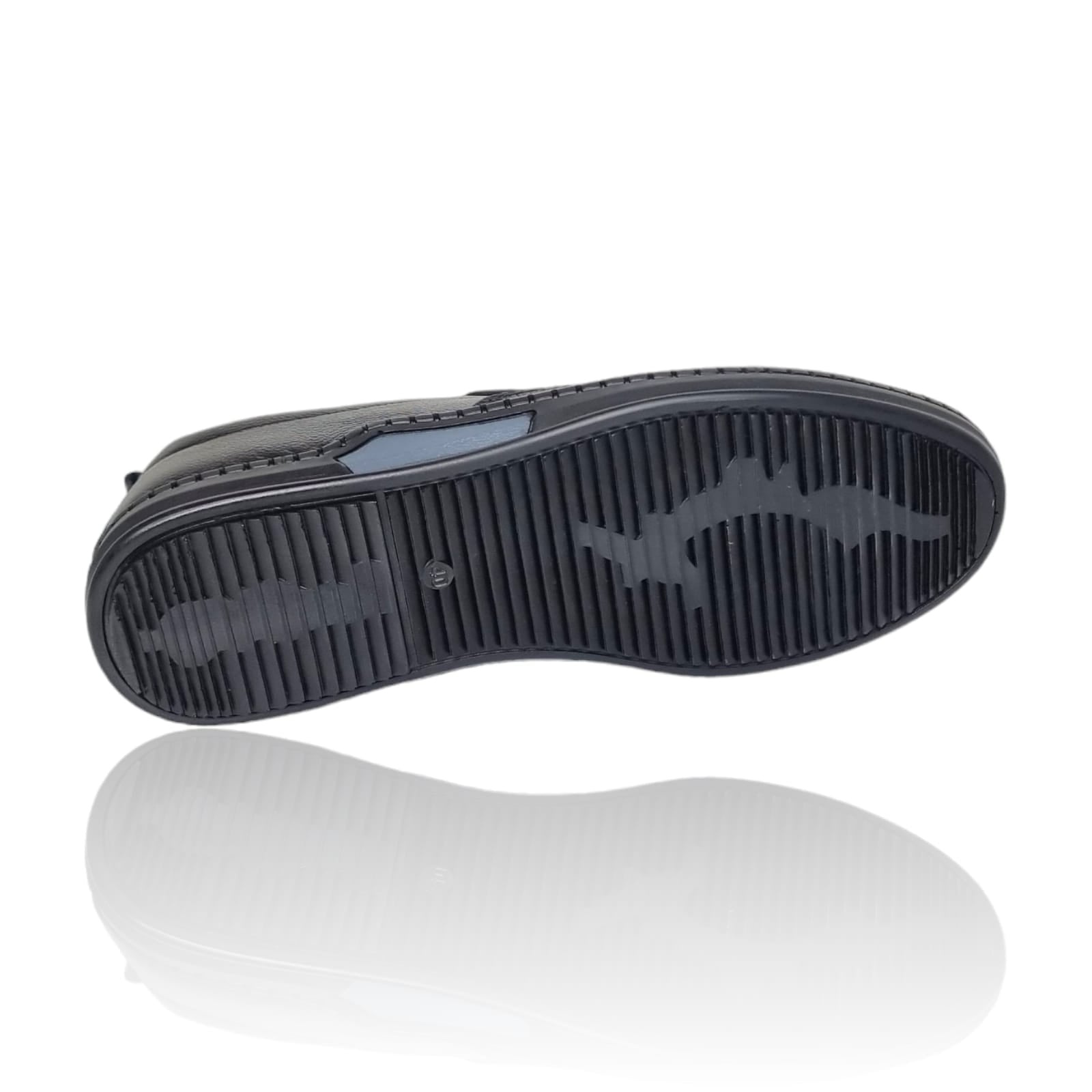 Pantofi Bărbați Casual Din Piele Naturală Negru 2552
