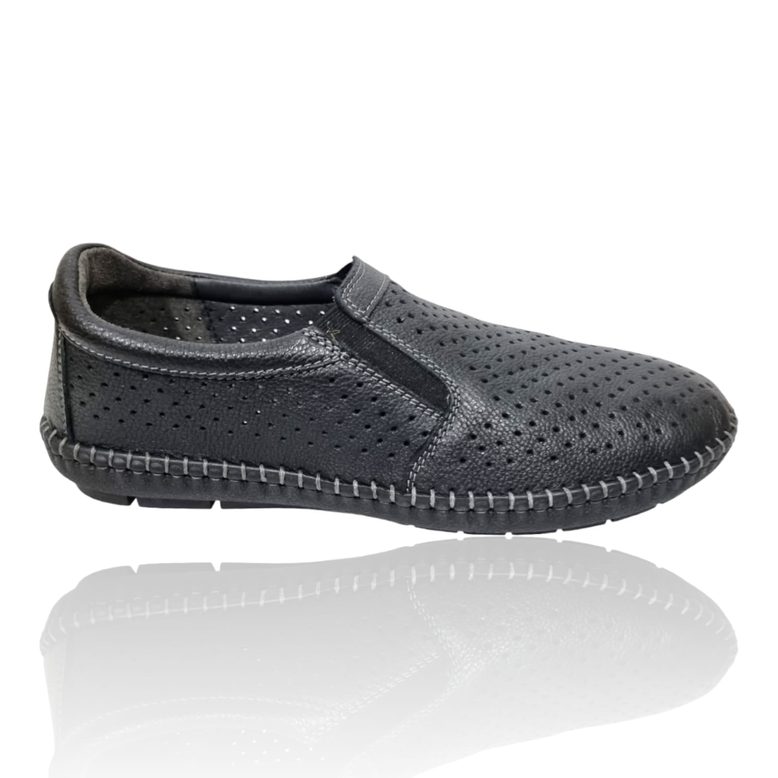Pantofi Bărbați Din Piele Naturală Perforată 6525