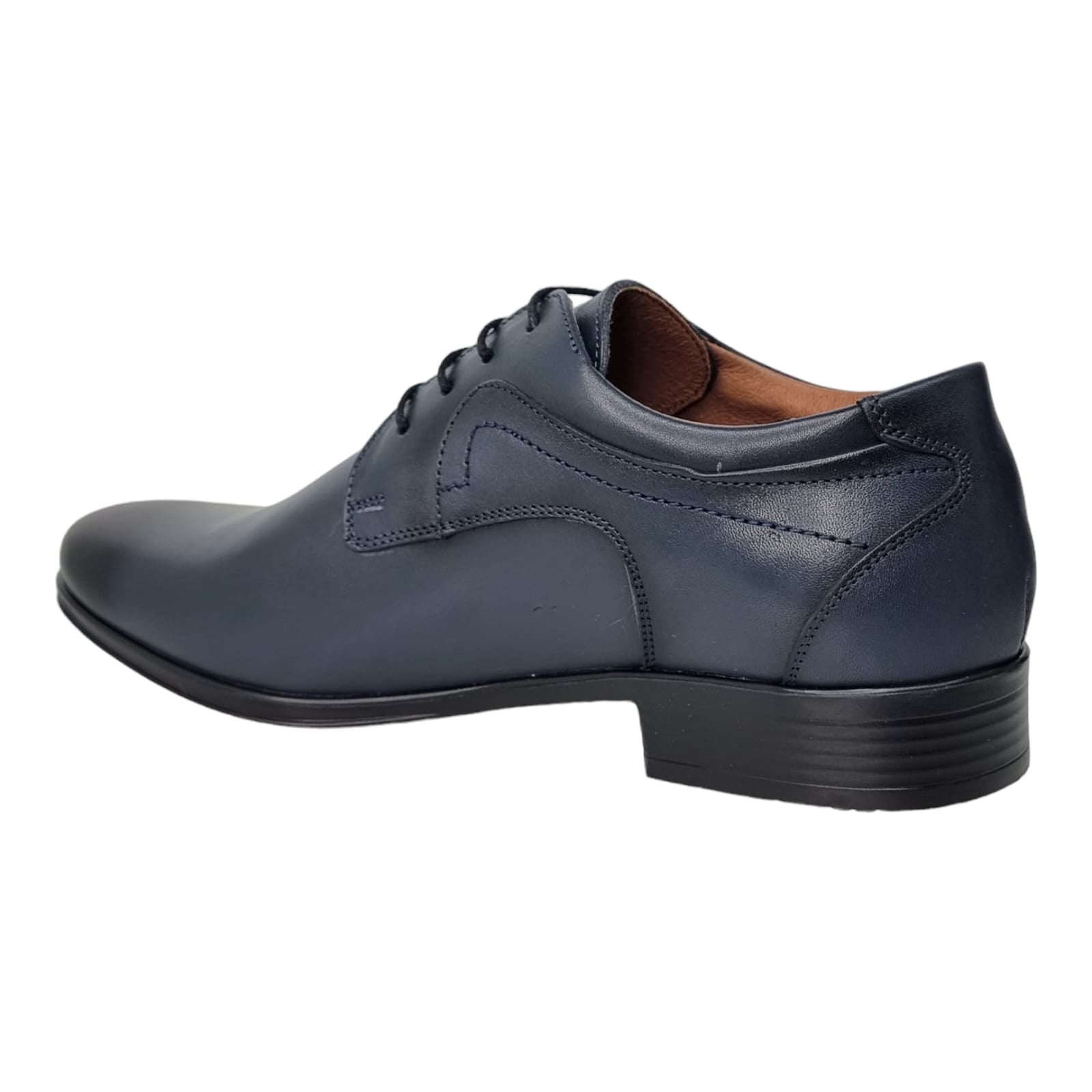 Pantofi Bărbați Eleganți Din Piele Naturală Blue 606