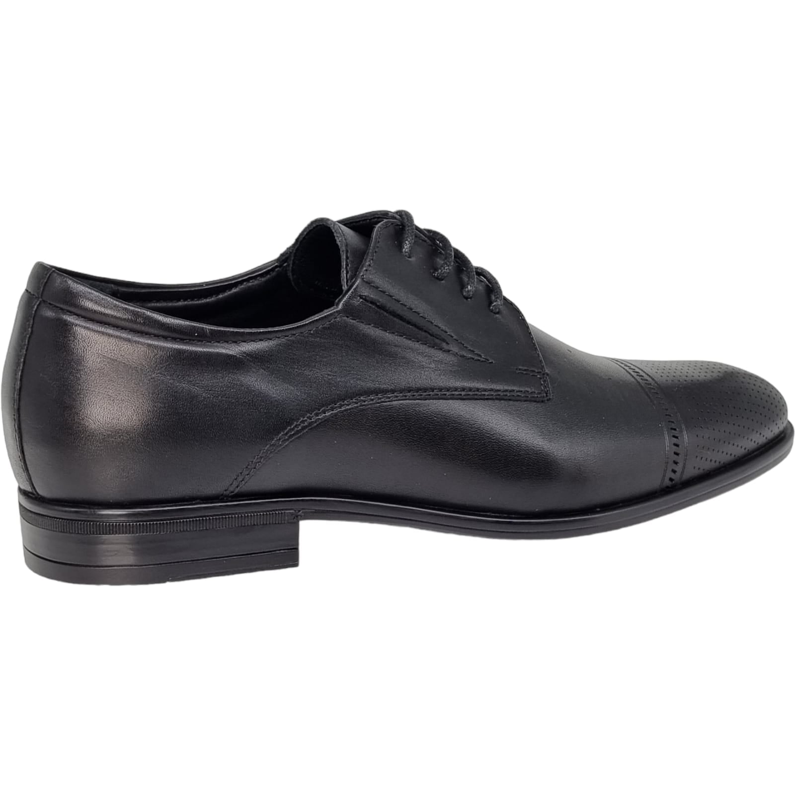 Pantofi Bărbați Eleganți Din Piele Naturală Neagra 541