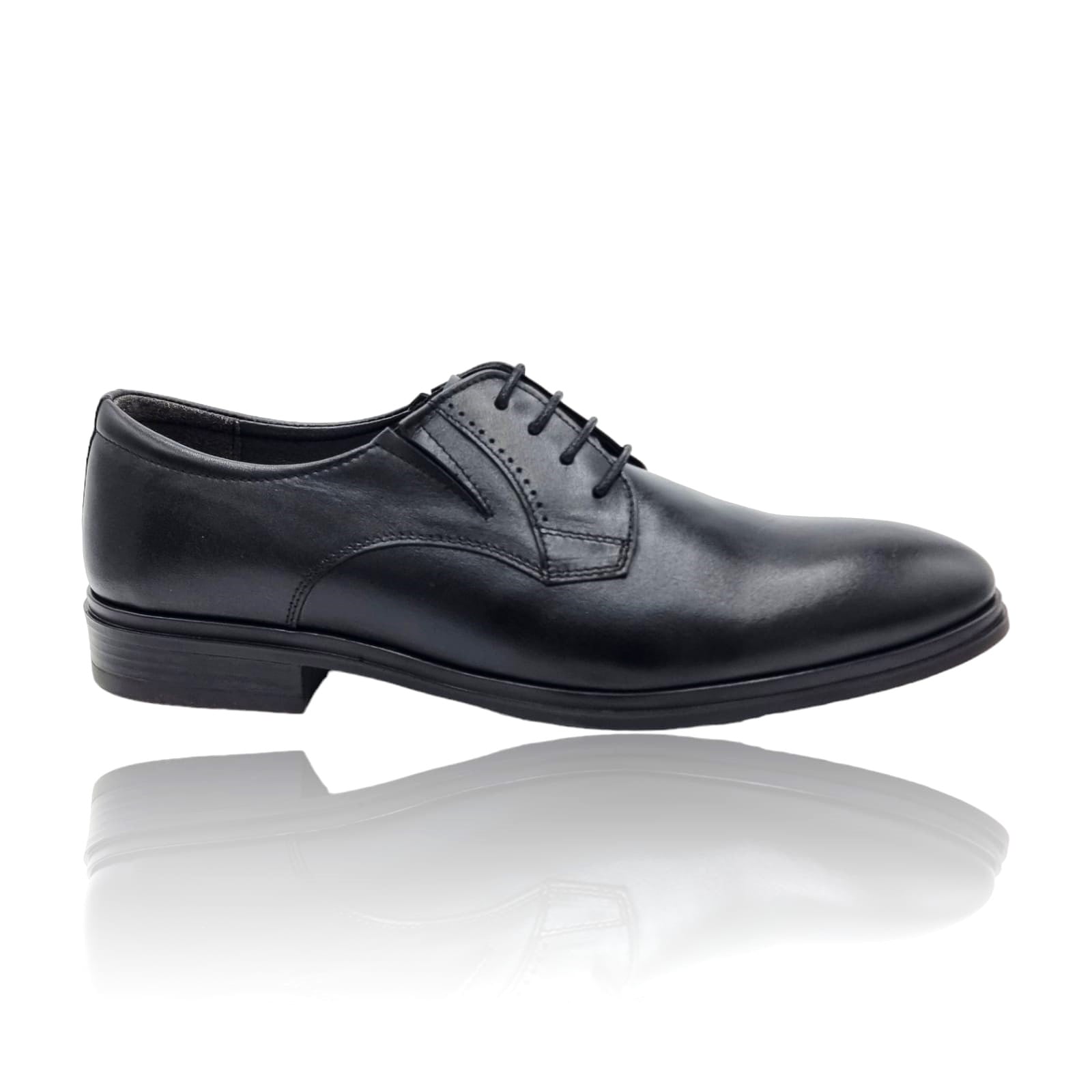 Pantofi Bărbați Eleganți Din Piele Naturală Neagră 544
