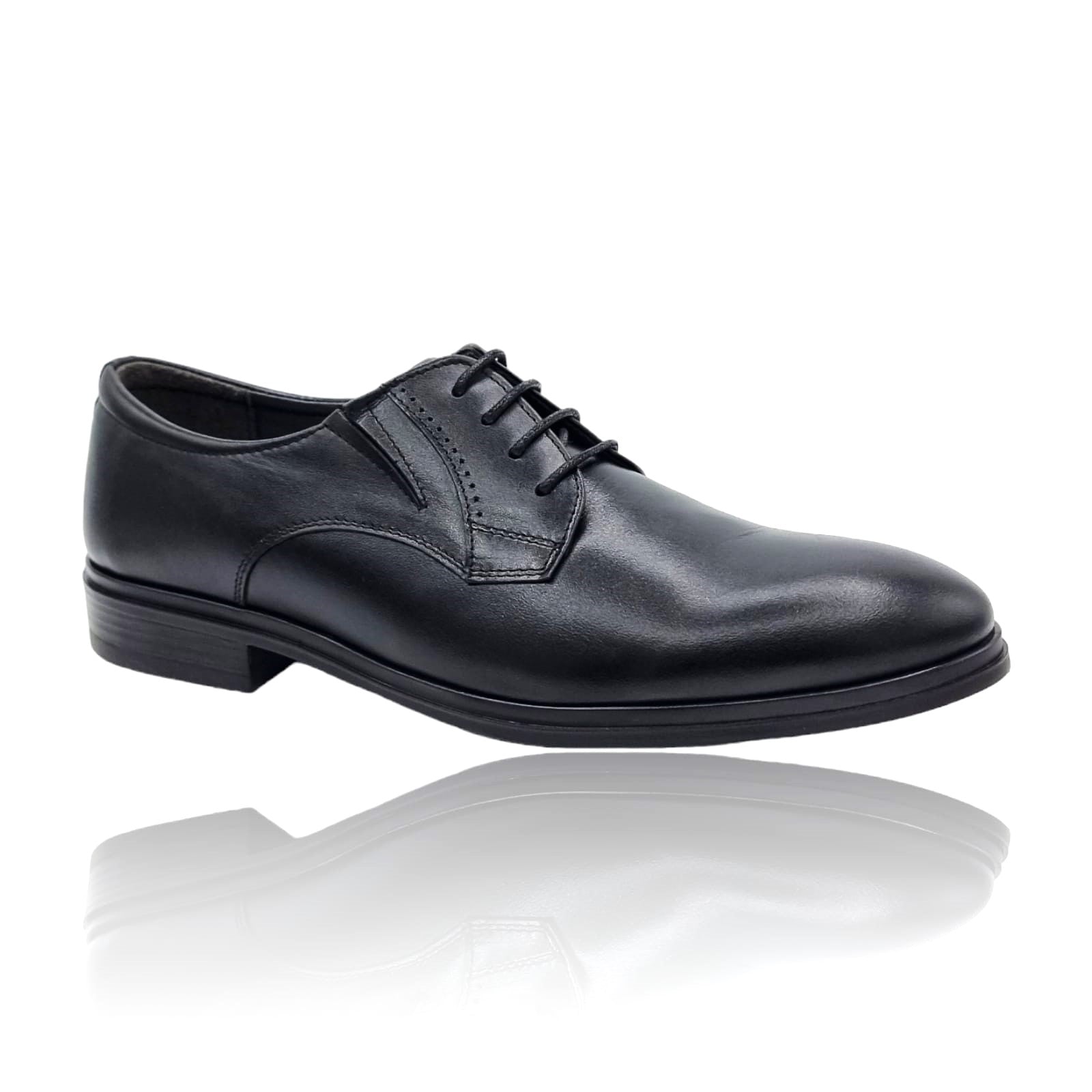 Pantofi Bărbați Eleganți Din Piele Naturală Neagră 544